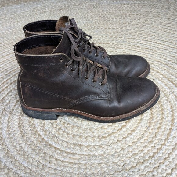 Red Wing Merchant 8061 Ebony Harness Lace Up Low Top Boots Unisex Women's 9.5 - Picture 7 of 13